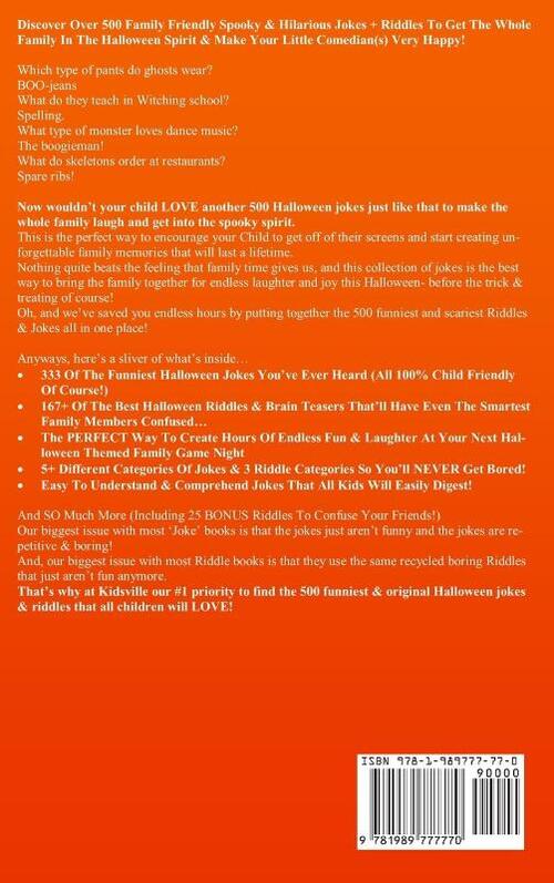 Halloween Jokes and Riddles for Kids