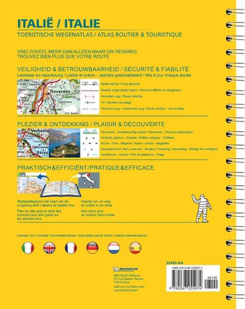 Michelin Atlas Italië 2022