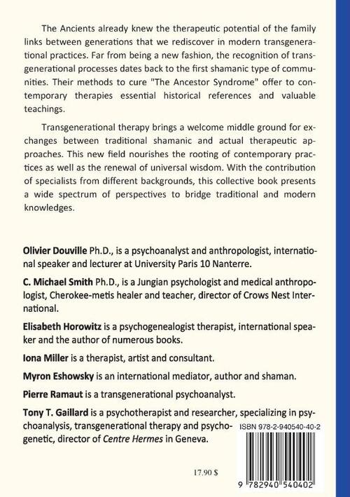 Shamanism, Ancestors and Transgenerational Therapy
