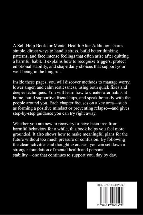 Skriuwer. com: Self Help Book for Mental Health After Addict
