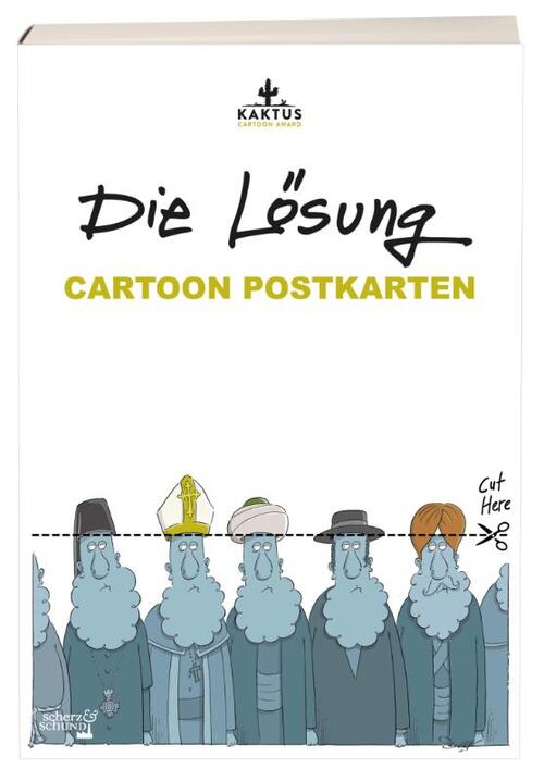 Cartoon Postkarten - Die Lösung