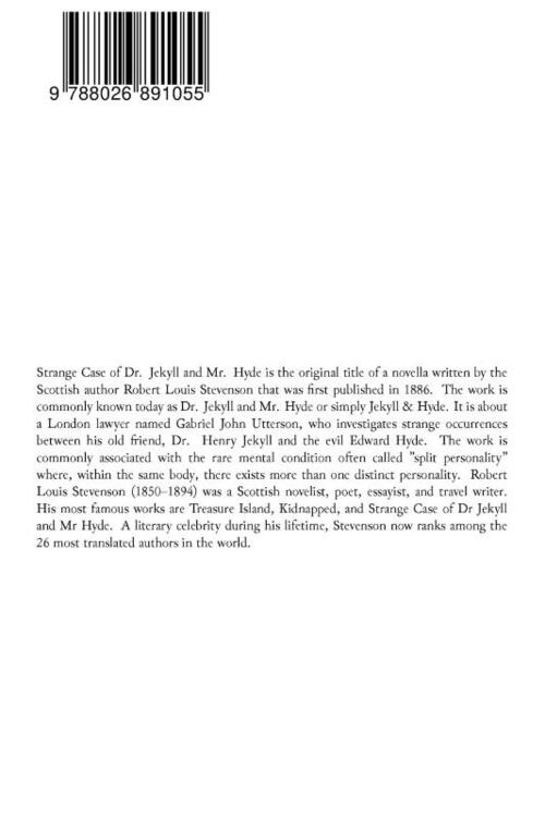 The Strange Case of Dr. Jekyll and Mr. Hyde (The Classic Unabridged Edition)