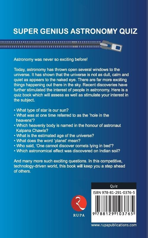 Rupa Book of Super Genius Astronomy Quiz