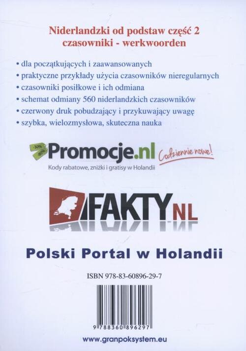 Niderlandzki od podstaw - czasownki Nederlandse werkwoorden voor Poolstaligen