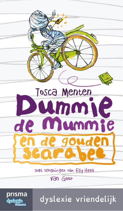 PrismaDyslexie Dummie de mummie en de gouden scarabee