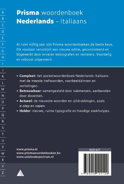 Prisma woordenboek Nederlands-Italiaans