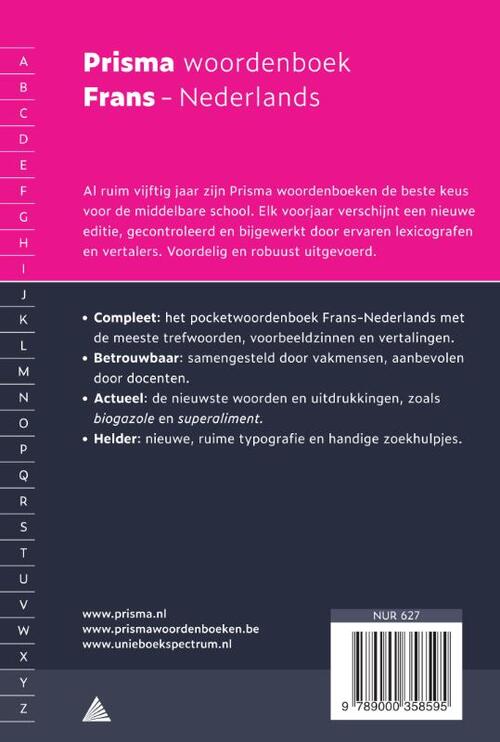 Prisma woordenboek Frans-Nederlands