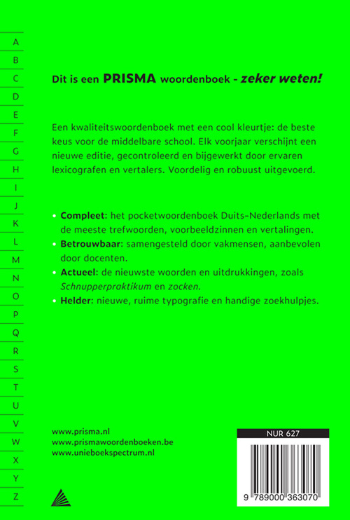 Prisma woordenboek Duits-Nederlands