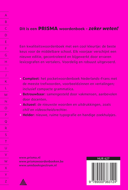 Prisma woordenboek Nederlands-Frans