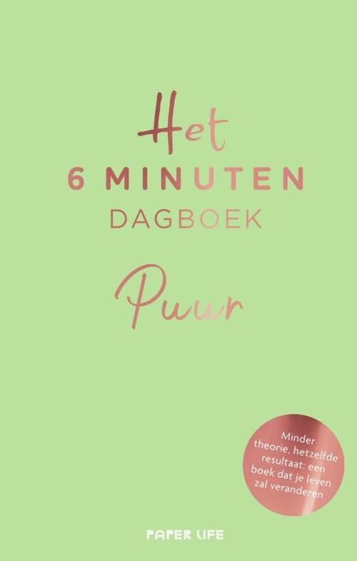 Het 6 minuten dagboek Puur - Groen