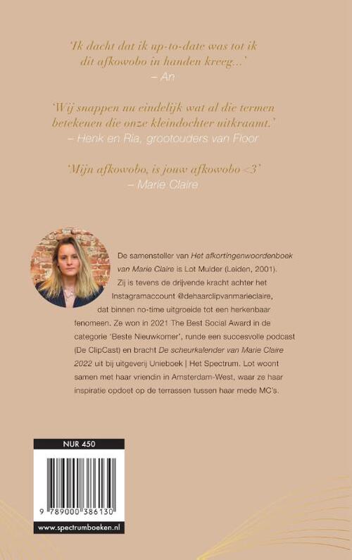 Het afkowobo van Marie Claire