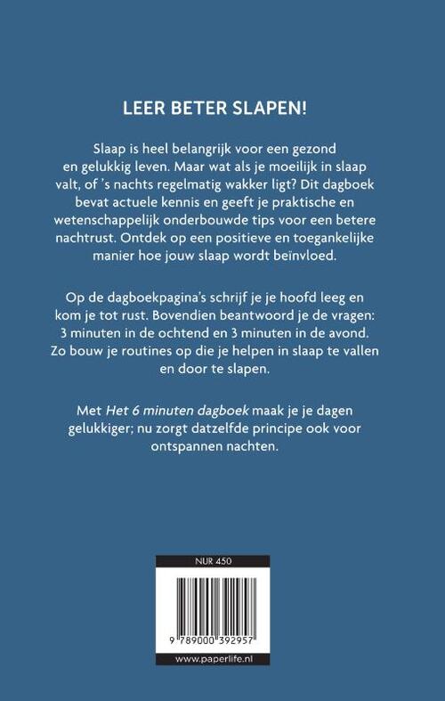 Het 6 minuten slaapdagboek