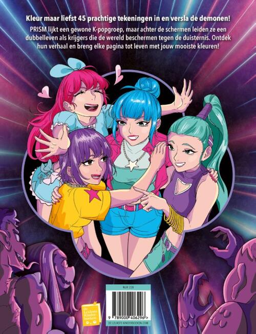 K-Pop Midnight Idols kleurboek