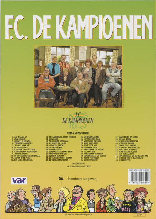 F.C. De Kampioenen 33 - Kampioenen in Afrika