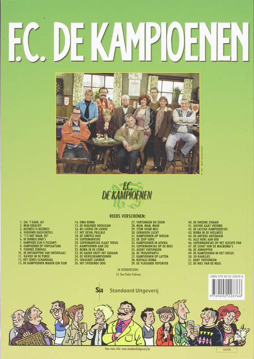 F.C. De Kampioenen 52 - De nies van de neus