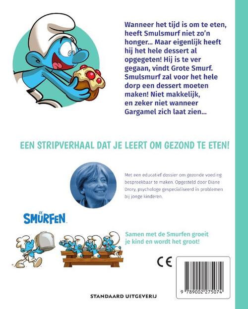 Eerste stripverhaaltjes om zelf te lezen - De Smurf die alleen maar taartjes lust