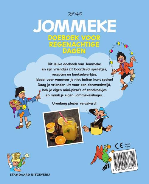 Jommeke Doeboek voor regenachtige dagen