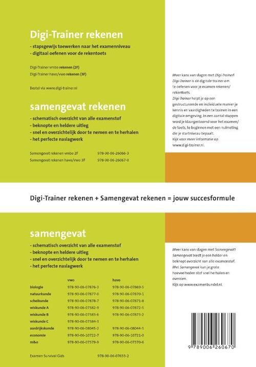 Samengevat havo/vwo Rekenen 3F 2e druk