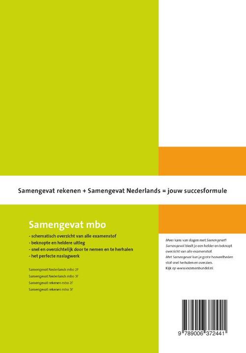 Samengevat mbo Nederlands 2F 2e druk