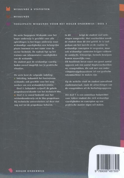 Toegepaste wiskunde voor het hoger onderwijs