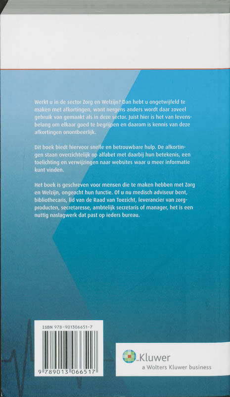 Afkortingen in de Zorgsector