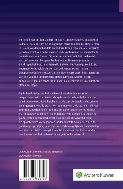 Het Staatsrecht van 7 Europese landen