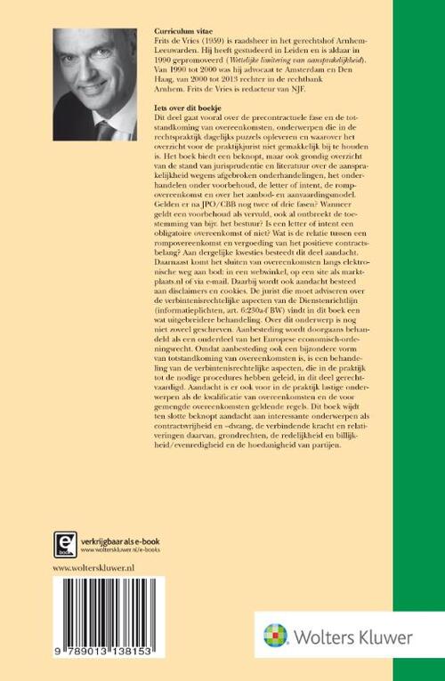 De overeenkomst in het algemeen