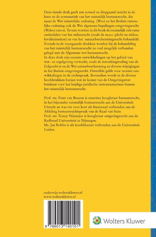 Hoofdlijnen ruimtelijk bestuursrecht