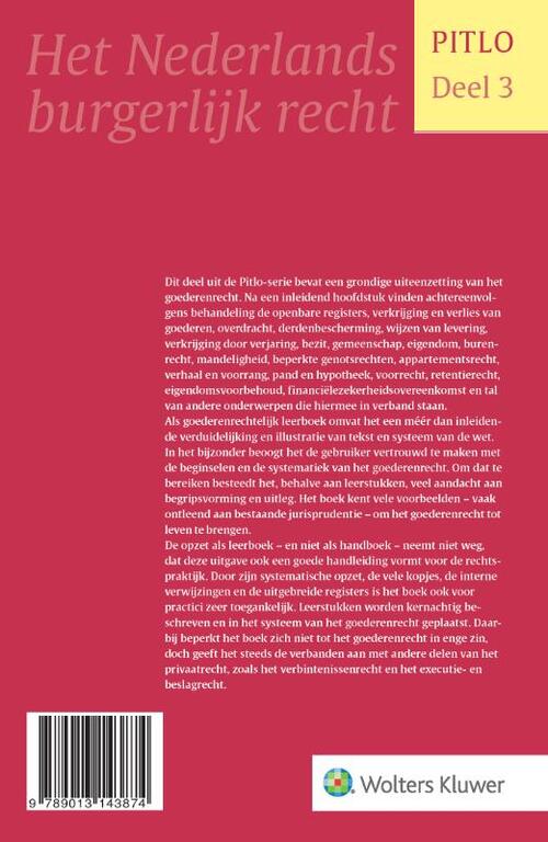 Pitlo 3 - Goederenrecht