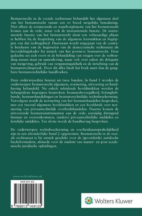 Bestuursrecht in de sociale rechtsstaat Band 2