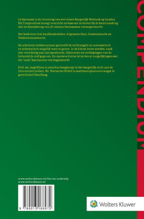 Compendium van het Surinaams vermogensrecht