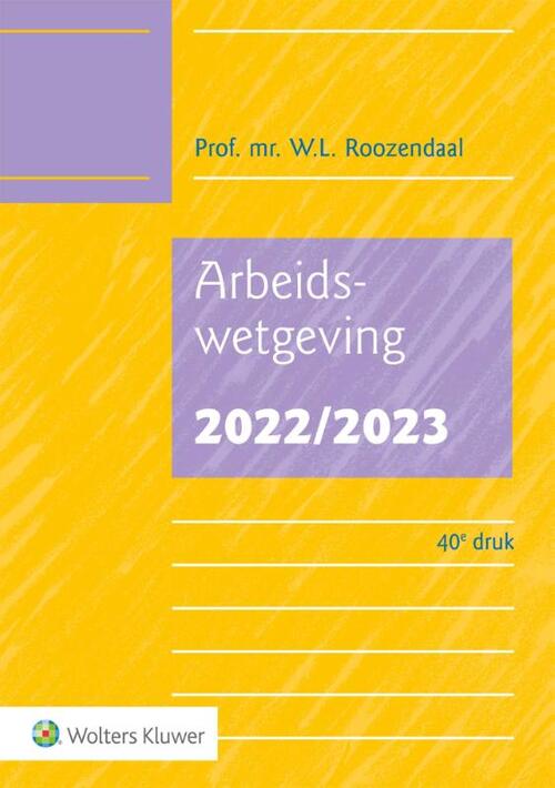 Arbeidswetgeving 2022/2023