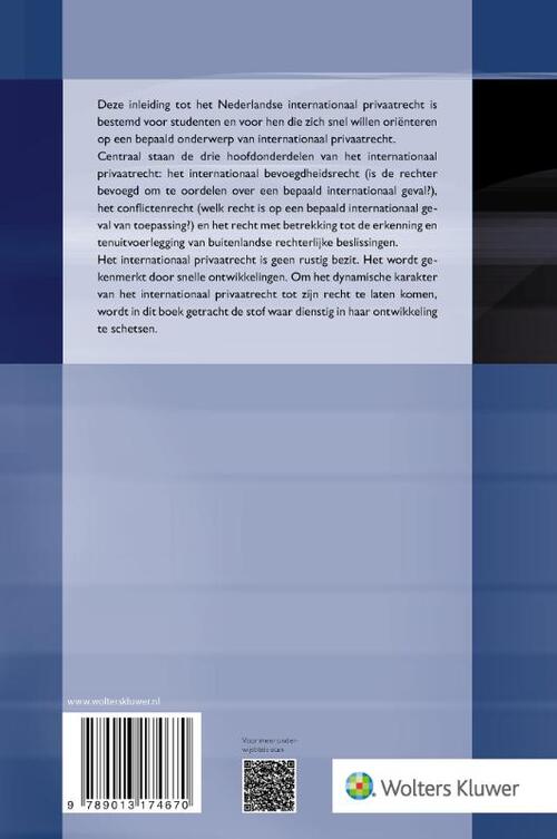 Inleiding tot het Nederlandse Internationaal Privaatrecht
