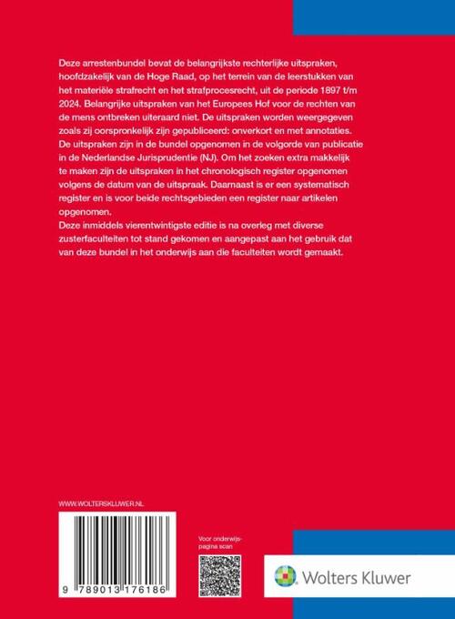 Arresten strafrecht/strafprocesrecht