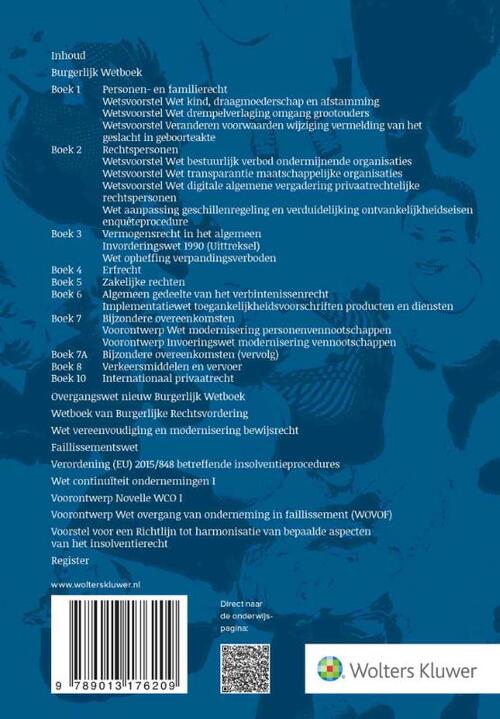 Wetteksten Burgerlijk Wetboek/Wetboek van Burgerlijke Rechtsvordering