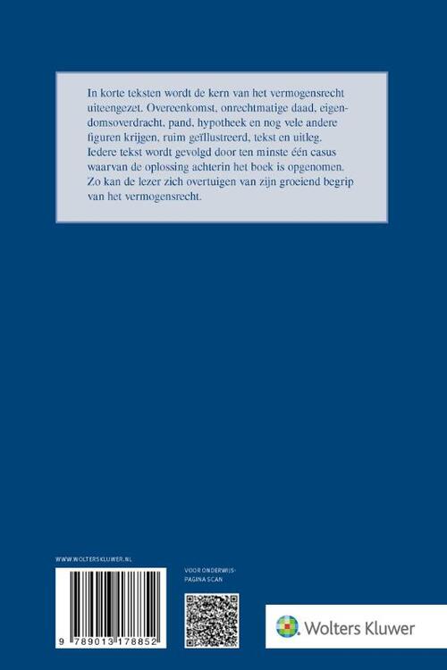 Hoofdstukken vermogensrecht