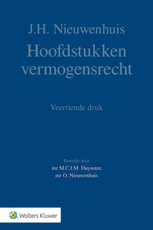 Hoofdstukken vermogensrecht