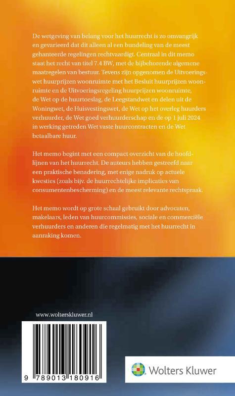 Huurrechtmemo 2025/2026