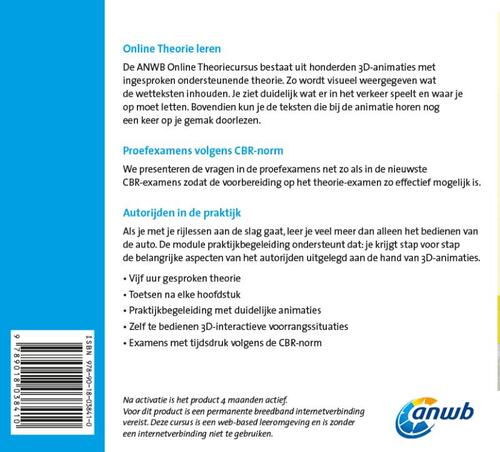 ANWB Online Theoriecursus Rijbewijs B - Auto