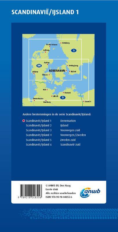 ANWB Wegenkaart Scandinavië/IJsland 1. Denemarken