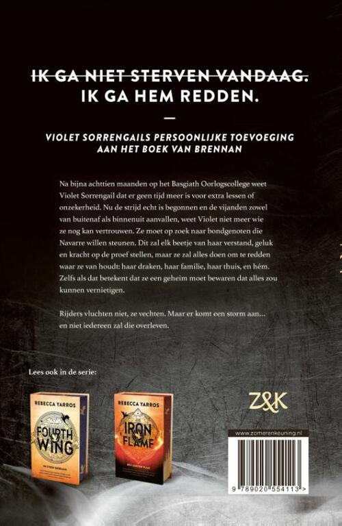 Fourth Wing 3 - Onyx Storm (Door Duisternis Gesmeed)