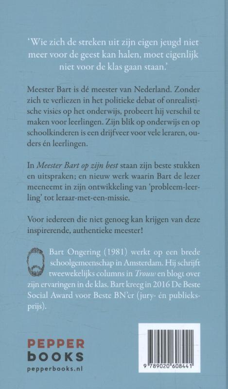 Meester Bart op zijn best