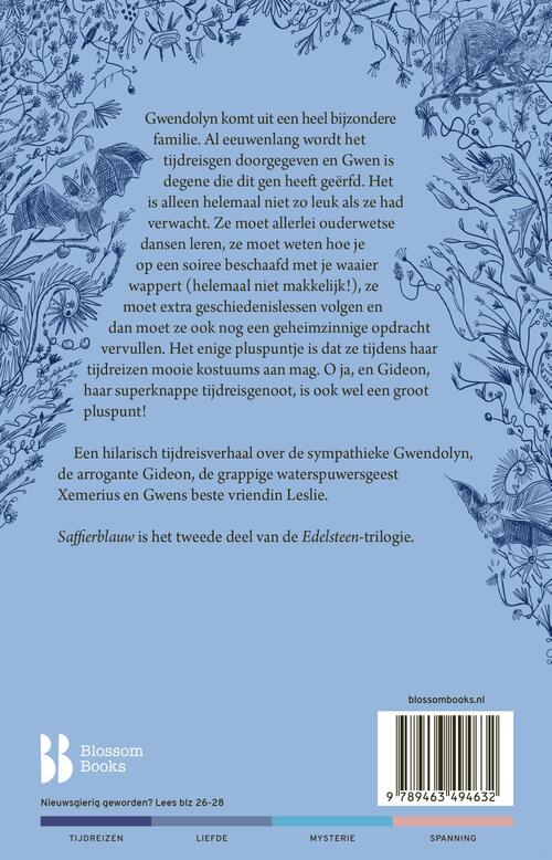 Saffierblauw. eindeloos verliefd