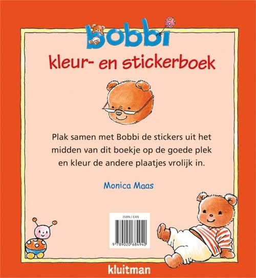 Bobbi kleur- en stickerboek