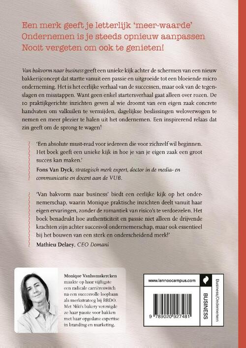 Van bakvorm naar business