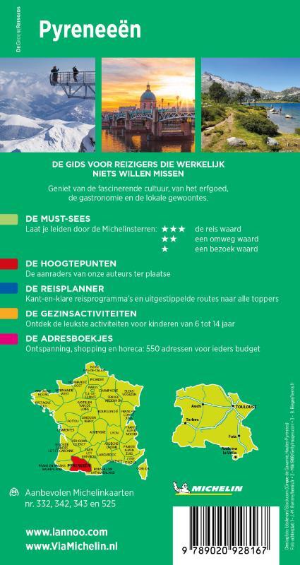 Michelin Reisgids Pyreneeën