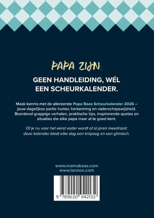 Scheurkalender 365 x papa zijn 2026