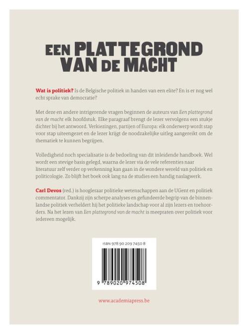 Een plattegrond van de macht