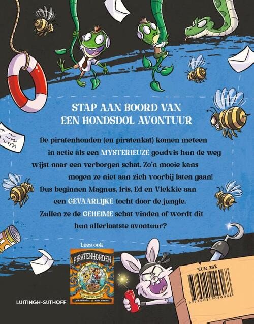 Een hond met twee staarten