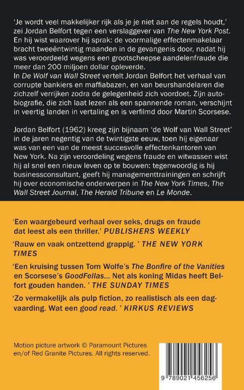 De wolf van wall street